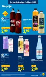 Gazetka promocyjna Lidl - Gazetka ważna od 11.05 do 13.05 - Gazetka - ważna od 13.05 do 13.05.2026 - strona 73 - produkty: Napój energetyczny, Lemoniada, Red Bull, Napoje, Napój gazowany, Tymbark, Woda, Gres, Napój, Liczi, Magnez