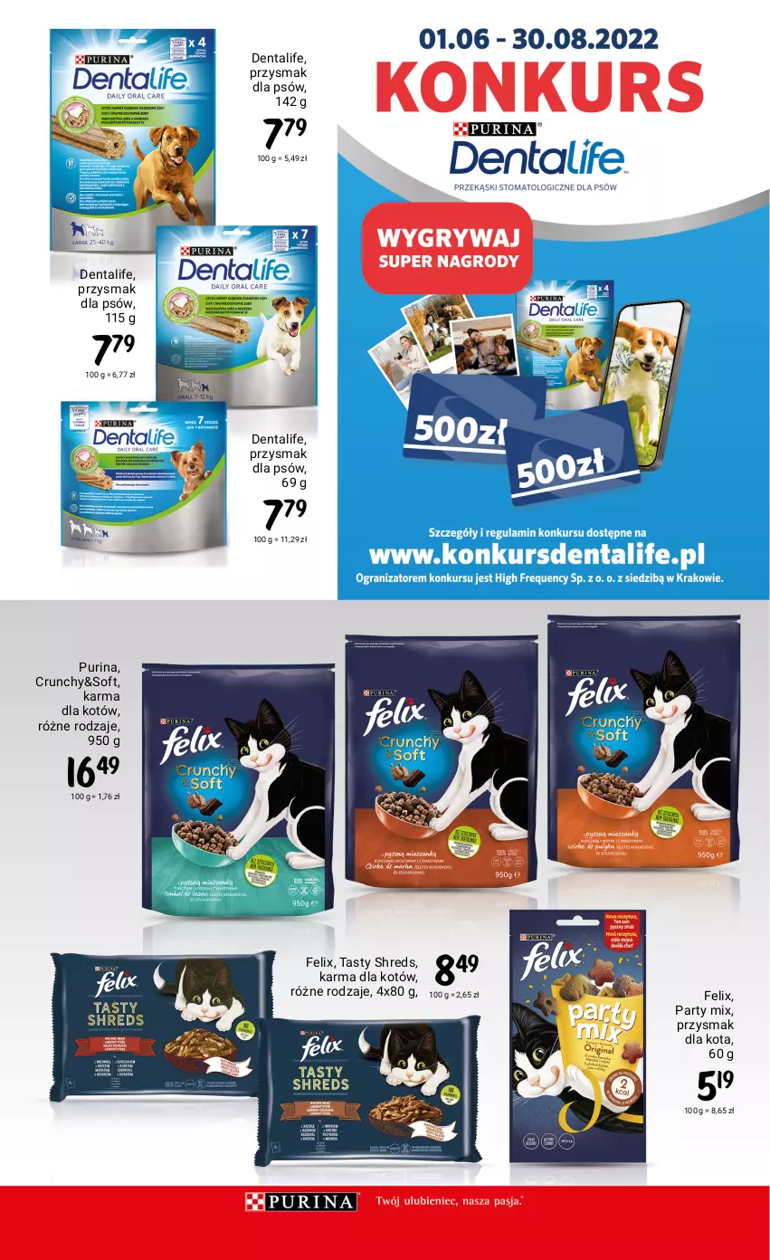 Gazetka promocyjna Rossmann - ważna 16.07 do 31.07.2022 - strona 17 - produkty: Felix, Przysmak dla kota, Pur, Purina