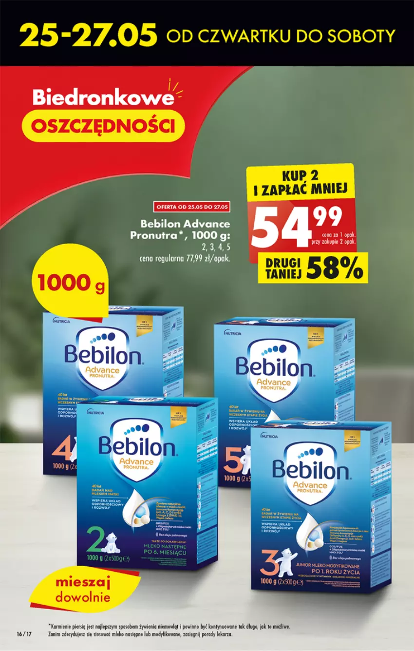 Gazetka promocyjna Biedronka - ważna 25.05 do 31.05.2023 - strona 16 - produkty: Be Be, BEBILON, Por