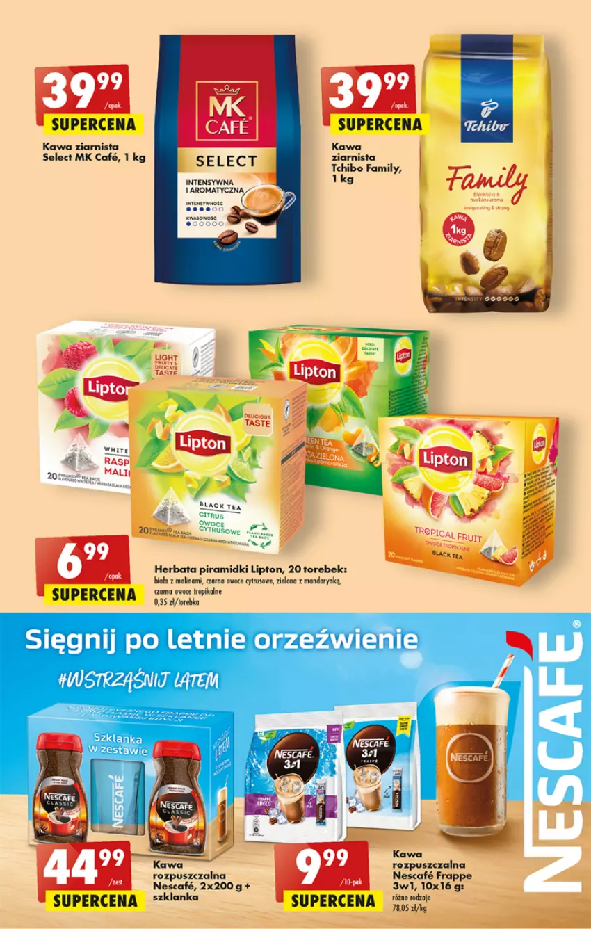 Gazetka promocyjna Biedronka - ważna 25.05 do 31.05.2023 - strona 41 - produkty: Fa, Herbata, Kawa, Kawa ziarnista, Lipton, Owoce, Tchibo