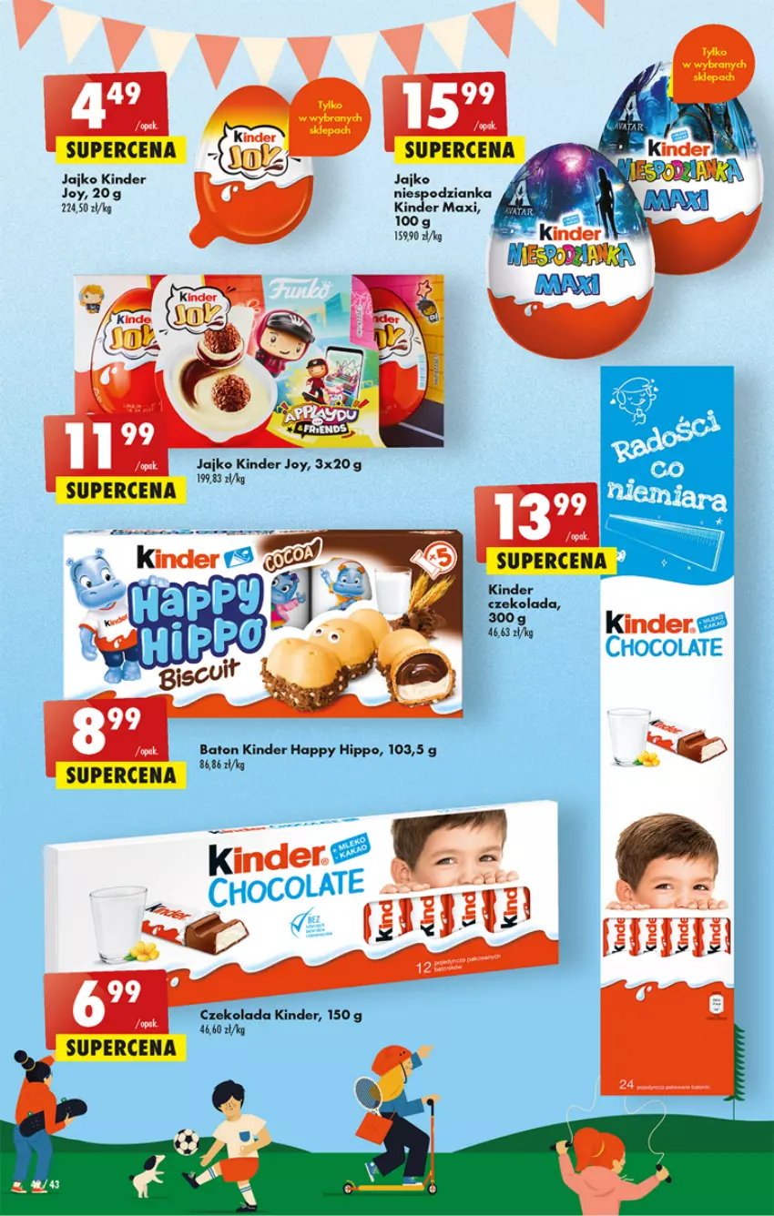 Gazetka promocyjna Biedronka - ważna 25.05 do 31.05.2023 - strona 42 - produkty: Baton, Czekolada, HiPP, Kinder