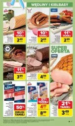 Gazetka promocyjna Carrefour - Gazetka - ważna od 05.04 do 05.04.2025 - strona 7 - produkty: Kurczak, Polędwica, Krakus, Ser, Por, Gin, Parówki, Szynka, Sport, Morliny, Kiełbasa, Fa