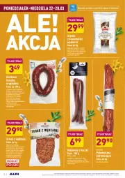 Gazetka promocyjna Aldi - ALE! CENA w ALDI - Gazetka - ważna od 27.03 do 27.03.2021 - strona 12 - produkty: Krakus, Gin, Lodówka, Tera, Szynka, Kabanos, Kiełbasa