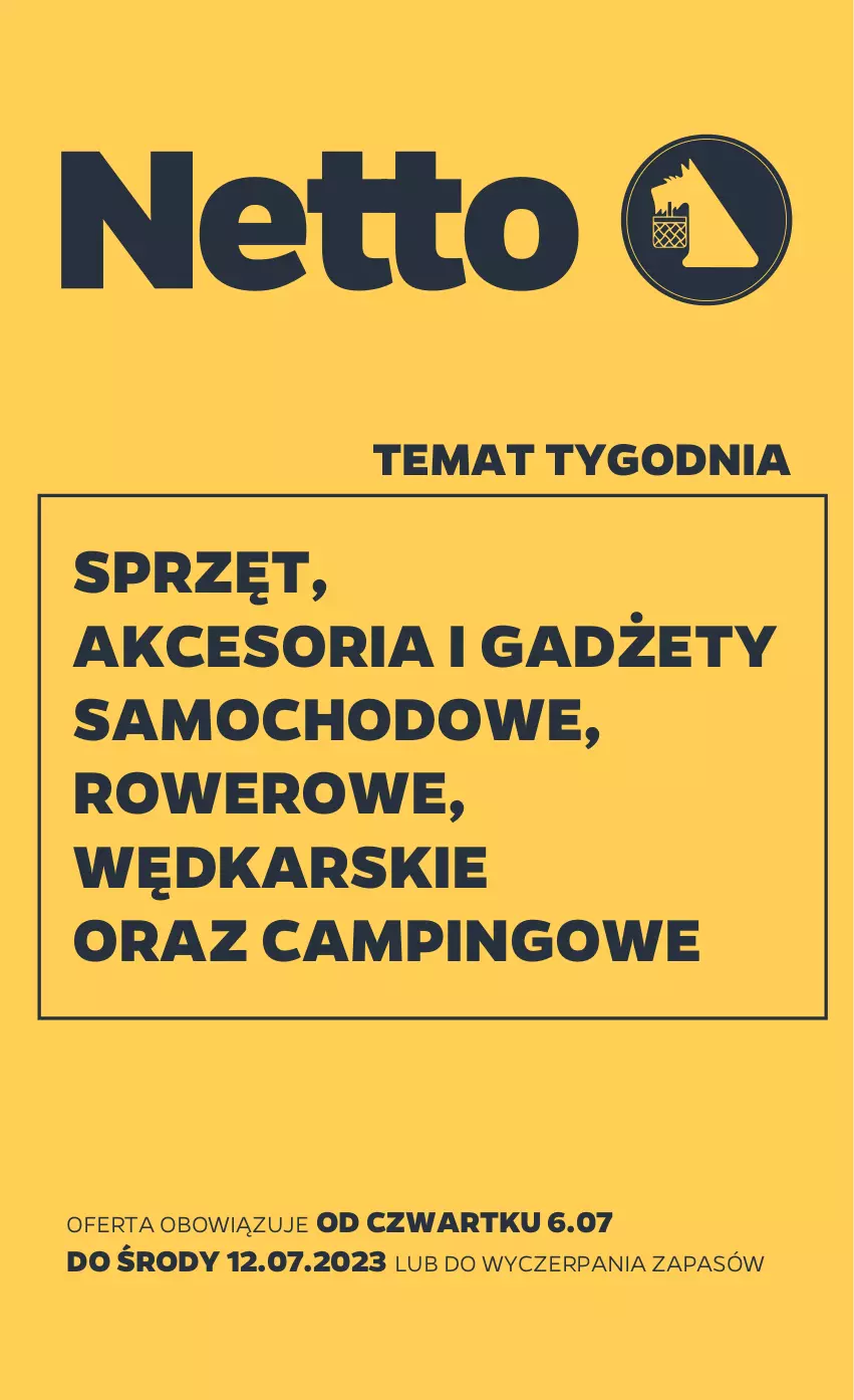 Gazetka promocyjna Netto - Akcesoria i dodatki - ważna 06.07 do 12.07.2023 - strona 1 - produkty: Rower