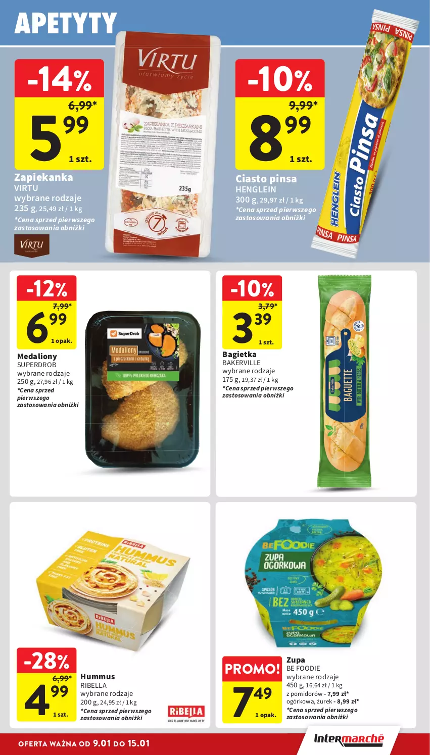 Gazetka promocyjna Intermarche - ważna 09.01 do 15.01.2025 - strona 21 - produkty: Bagietka, Bell, Bella, Hummus, Lion, Mus, Virtu, Zapiekanka, Zupa