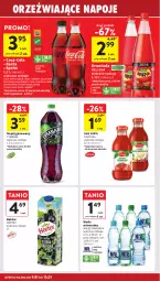 Gazetka promocyjna Intermarche - Gazetka - ważna od 15.01 do 15.01.2025 - strona 32 - produkty: Nałęczowianka, Sok, Gin, Coca-Cola, Fortuna, Oranżada, Hellena, Napój gazowany, Tymbark, Fanta, Woda mineralna, Woda, Sprite, Napój, Nektar, Hortex, Fa