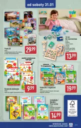 Gazetka promocyjna Aldi - Artykuły przemysłowe i tekstylia - Gazetka - ważna od 31.01 do 31.01.2026 - strona 13 - produkty: NBA, Koc, Gra, Papier, Klej, Puzzle, Dzieci