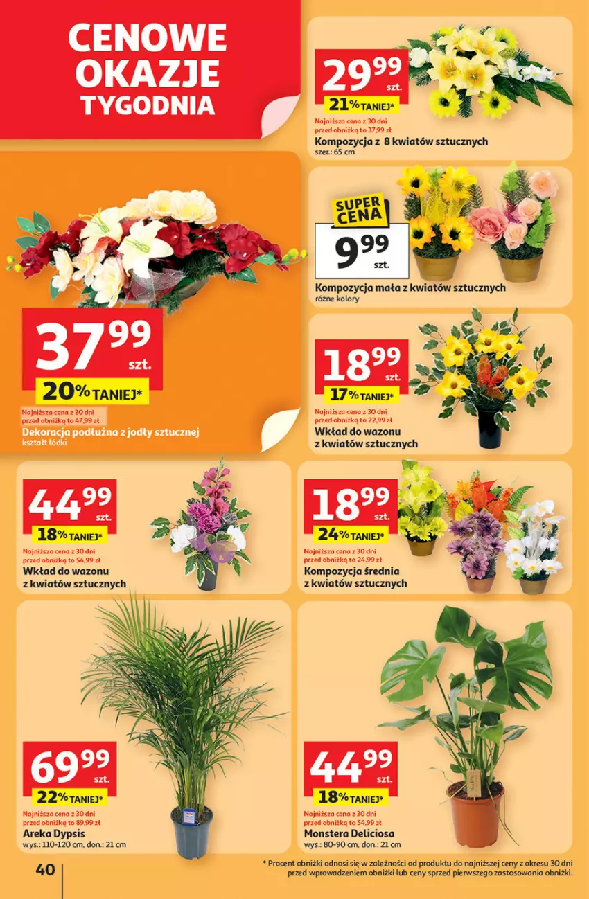 Gazetka promocyjna Auchan - Pewność niskich cen Hipermarket - ważna 11.09 do 17.09.2025 - strona 40 - produkty: Tera, Wazon