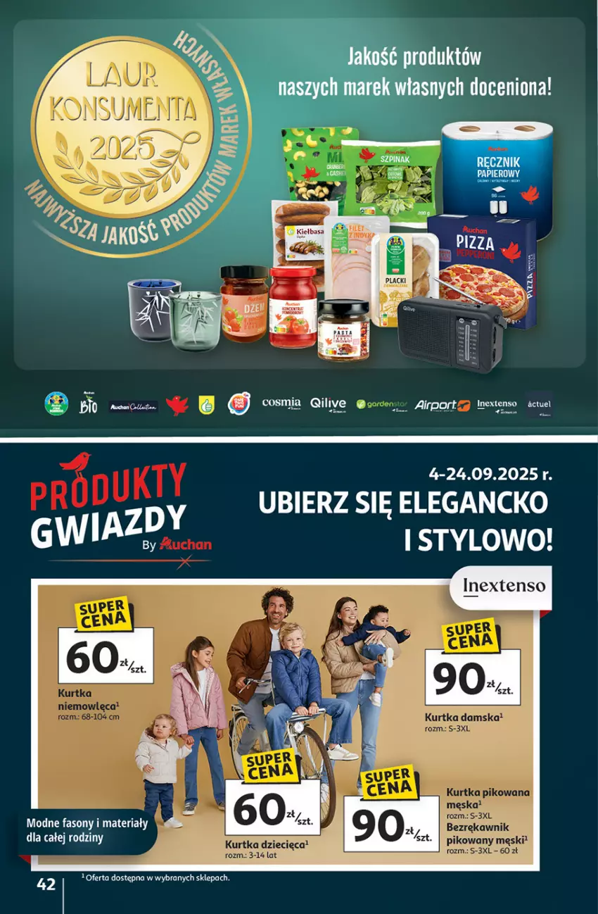 Gazetka promocyjna Auchan - Pewność niskich cen Hipermarket - ważna 11.09 do 17.09.2025 - strona 42 - produkty: Dzieci, Fa, Por, Razer, Sony