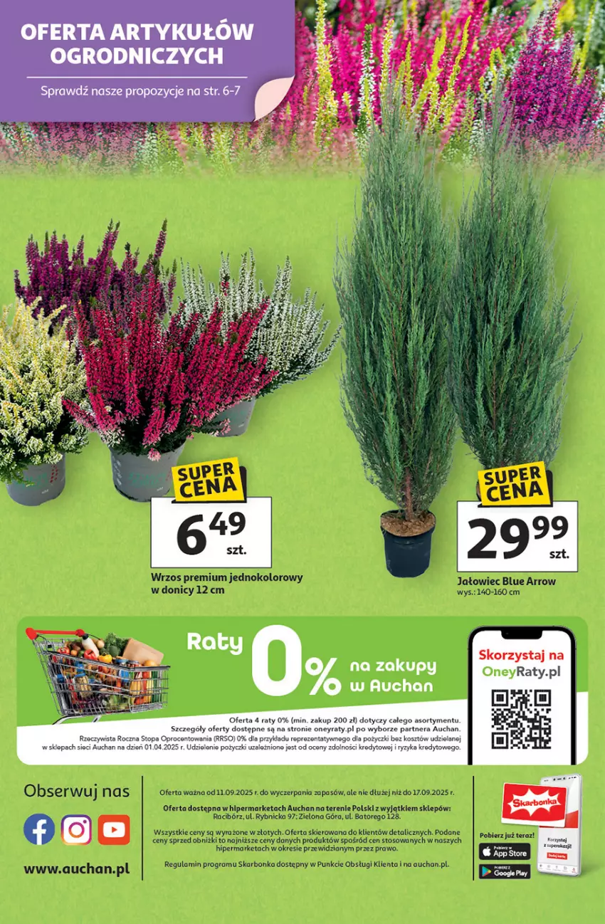Gazetka promocyjna Auchan - Pewność niskich cen Hipermarket - ważna 11.09 do 17.09.2025 - strona 45 - produkty: Gra, Ser, Tera