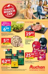 Gazetka promocyjna Auchan - Pewność niskich cen Hipermarket - Gazetka - ważna od 17.09 do 17.09.2025 - strona 1 - produkty: Piec, Płyn do prania, Pistacje, Kawa ziarnista, Karkówka wieprzowa, Kawa, Winogrona, Perwoll, Jacobs, Wino
