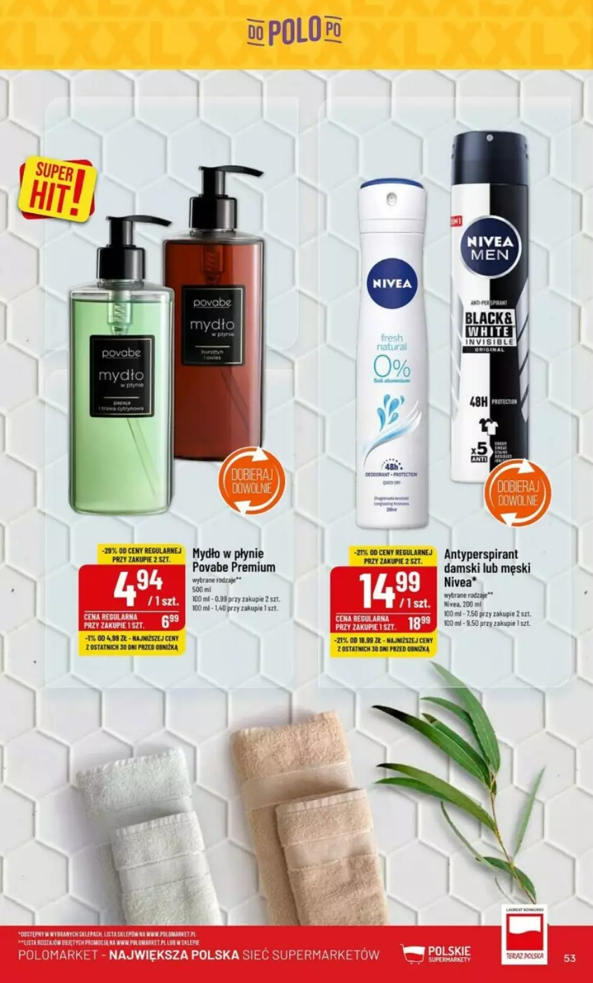 Gazetka promocyjna PoloMarket - ważna 03.07 do 09.07.2024 - strona 49 - produkty: Antyperspirant, Nivea