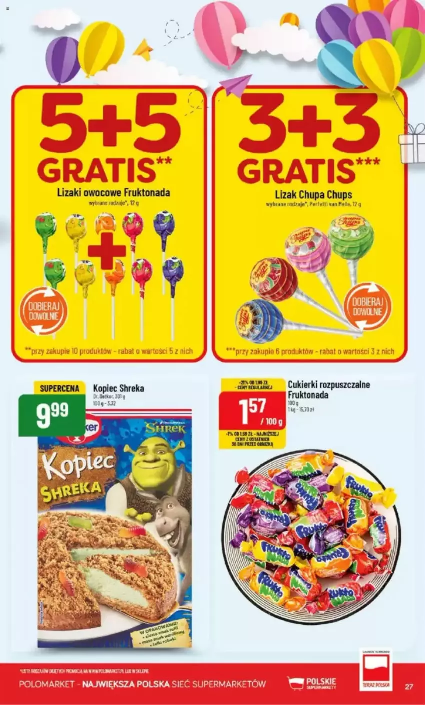 Gazetka promocyjna PoloMarket - ważna 28.05 do 03.06.2025 - strona 101 - produkty: Chupa Chups, Cukier, Cukierki, Lizaki, Piec