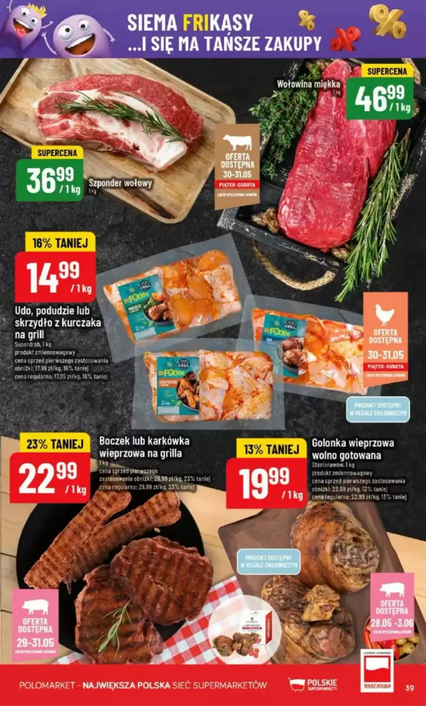 Gazetka promocyjna PoloMarket - ważna 28.05 do 03.06.2025 - strona 37 - produkty: Boczek, Drób, Golonka wieprzowa, Grill, Kurczak