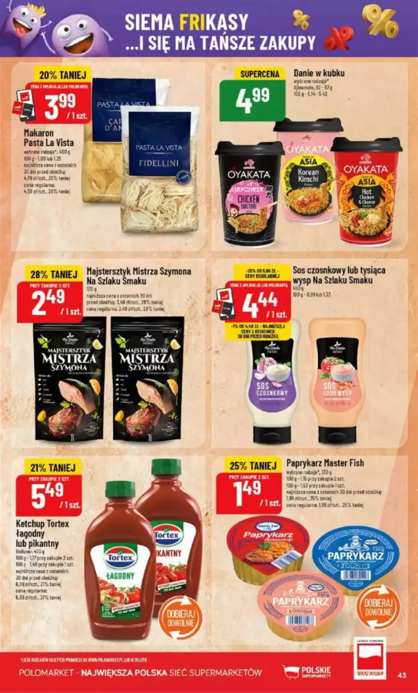 Gazetka promocyjna PoloMarket - ważna 28.05 do 03.06.2025 - strona 42 - produkty: Fa, Ketchup, LG, Makaron, Papryka, Paprykarz