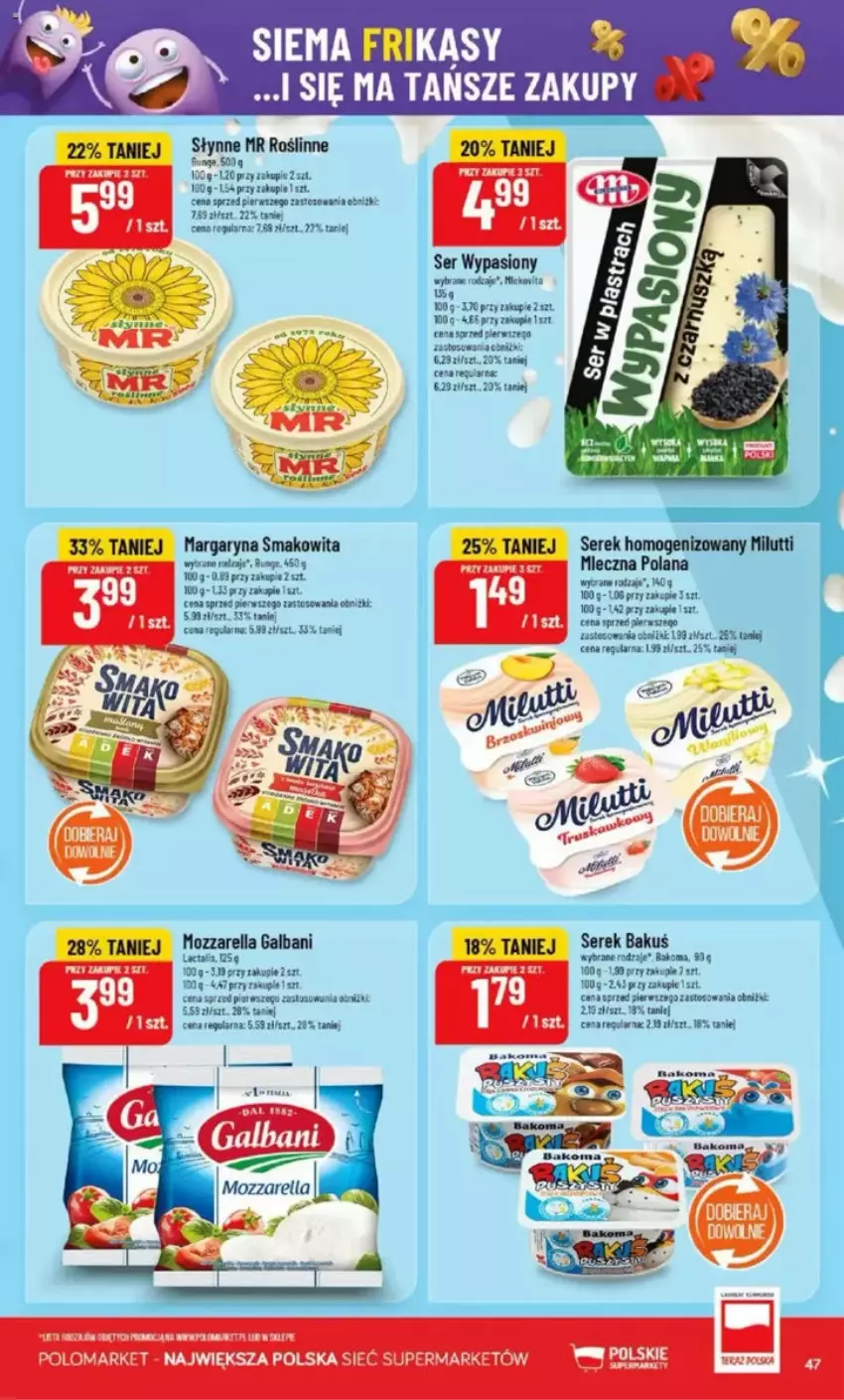 Gazetka promocyjna PoloMarket - ważna 28.05 do 03.06.2025 - strona 46 - produkty: Fa, Galbani, Gin, LANA, Margaryna, Rum, Ser, Serek, Serek homogenizowany, Słynne, Słynne MR Roślinne