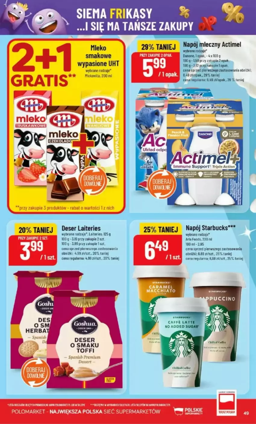 Gazetka promocyjna PoloMarket - ważna 28.05 do 03.06.2025 - strona 48 - produkty: Deser, Mleko, Napój, Ser, Sok, Tran