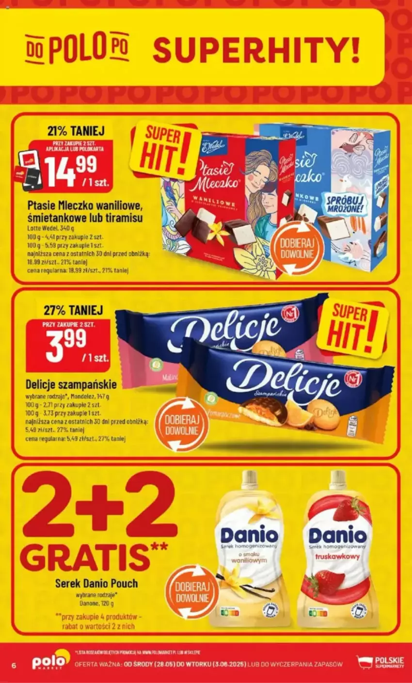 Gazetka promocyjna PoloMarket - ważna 28.05 do 03.06.2025 - strona 78 - produkty: Danio, Delicje