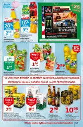 Gazetka promocyjna Auchan - 25 Urodziny #4 Supermarkety - Gazetka - ważna od 21.05 do 21.05.2021 - strona 13 - produkty: Piwa, Piwo, Sok, Mus, Gra, Namysłów, Coca-Cola, Tatra, Fortuna, Napój gazowany, Tymbark, Fanta, Sprite, Napój, Nestea, Kozel, Fa