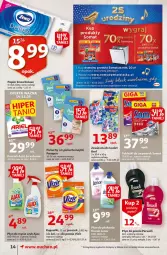 Gazetka promocyjna Auchan - 25 Urodziny #4 Supermarkety - Gazetka - ważna od 21.05 do 21.05.2021 - strona 14 - produkty: Płyn do prania, Ajax, Pampers, Papier, Zawieszki, Bref, Pieluchy, Majtki, Vizir, Somat, Mola, Perwoll, Płyn do mycia, Pieluchomajtki