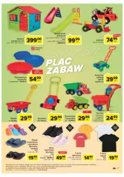 Gazetka promocyjna Carrefour - Gazetka Market - Gazetka - ważna od 06.05 do 06.05.2023 - strona 17 - produkty: Klapki, Por, Mus, Gra, Samochód, Buty, Wywrotka, T-shirt, Sport, Wózek, Dzieci, Kosiarka