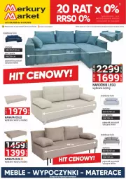 Gazetka promocyjna Merkury Market - MEBLE, WYPOCZYNKI, MATERACE - Gazetka - ważna od 31.03 do 31.03.2025 - strona 1 - produkty: Pościel, Pojemnik, Materac, Tera, LEGO, Narożnik, Meble, Kanapa, Fa