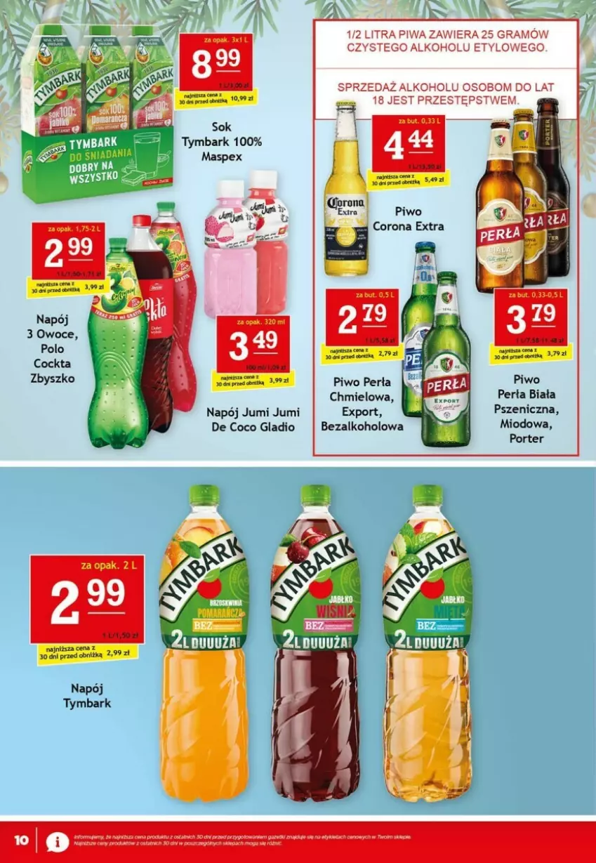 Gazetka promocyjna Gram market - ważna 13.12 do 19.12.2023 - strona 2 - produkty: Corona Extra, Gra, Napój, Perła, Piwa, Piwo, Por, Tymbark