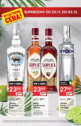 Gazetka promocyjna Delikatesy Centrum - Alkohol w supercenach 30.11-3.12.2023 - Gazetka - ważna od 03.12 do 03.12.2023 - strona 1 - produkty: Rum, Soplica, Wódka, Stock, Napój
