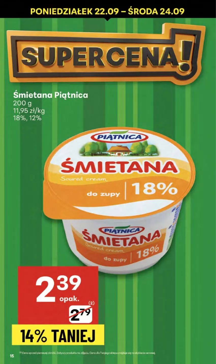 Gazetka promocyjna Delikatesy Centrum - Franczyza DC38 Czwartek - ważna 18.09 do 24.09.2025 - strona 15