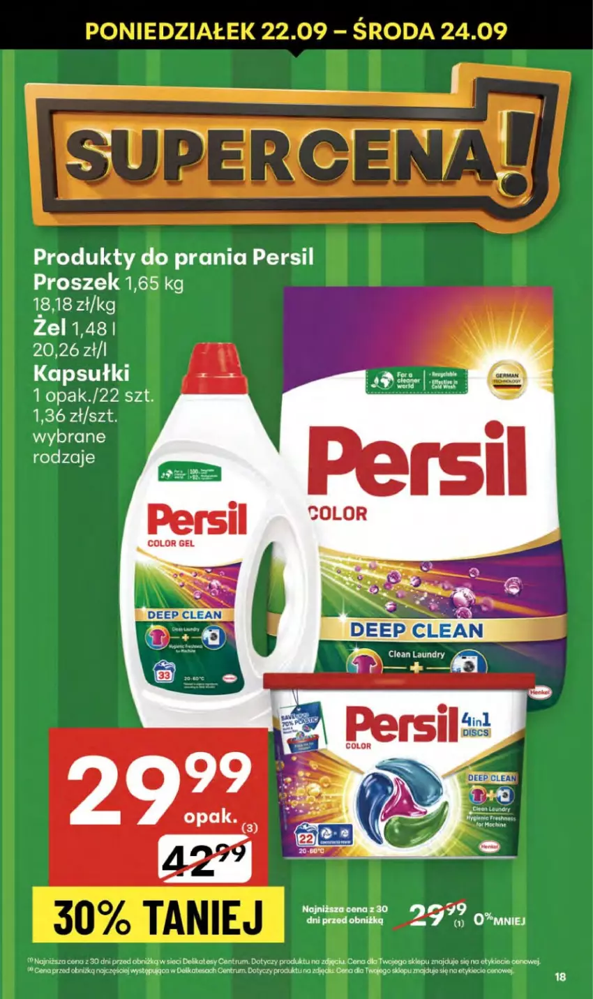 Gazetka promocyjna Delikatesy Centrum - Franczyza DC38 Czwartek - ważna 18.09 do 24.09.2025 - strona 18 - produkty: Persil, Rum