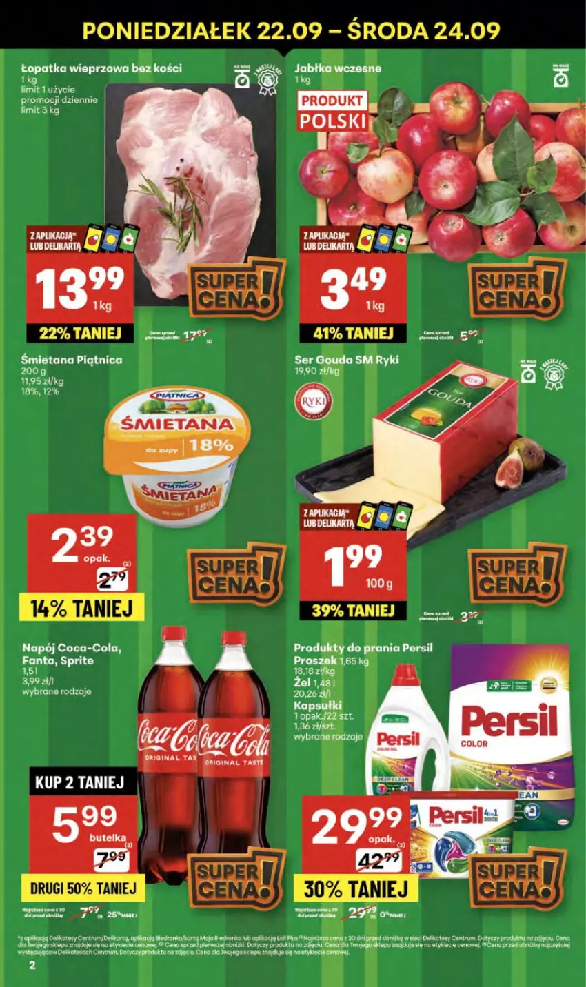Gazetka promocyjna Delikatesy Centrum - Franczyza DC38 Czwartek - ważna 18.09 do 24.09.2025 - strona 2 - produkty: Gin, Gouda, Persil, Rum, Ser, Zupa