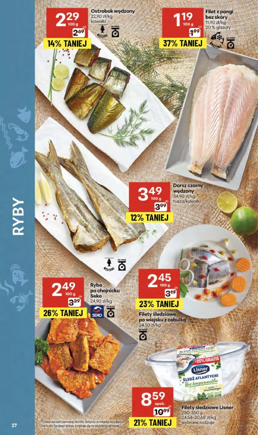 Gazetka promocyjna Delikatesy Centrum - Franczyza DC38 Czwartek - ważna 18.09 do 24.09.2025 - strona 27 - produkty: Filet z pangi, Kawa, Lazur, Tusz