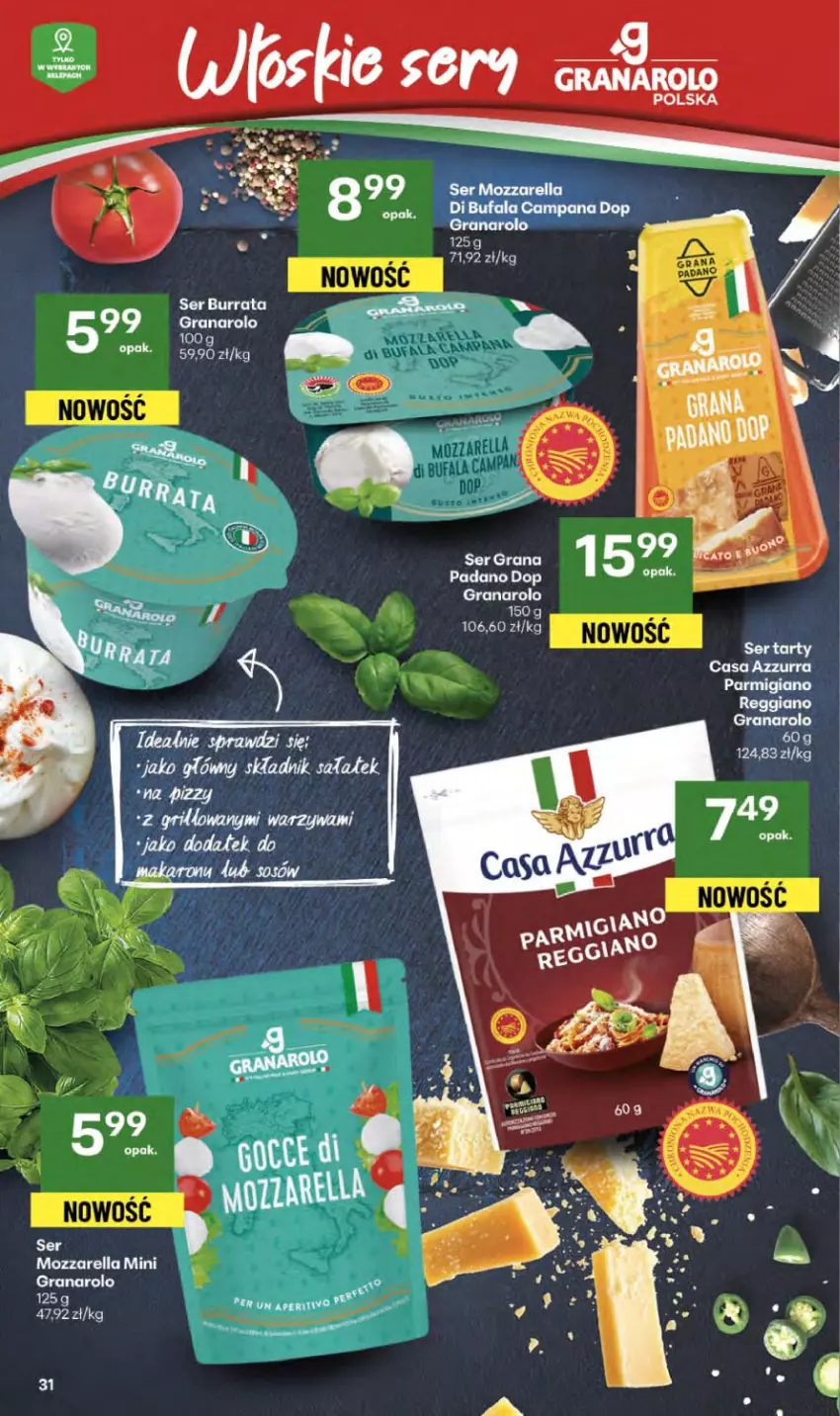 Gazetka promocyjna Delikatesy Centrum - Franczyza DC38 Czwartek - ważna 18.09 do 24.09.2025 - strona 31 - produkty: Gra, Mozzarella, Ser