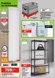 Gazetka promocyjna Leroy Merlin - Gazetka Leroy Merlin - Gazetka - ważna od 16.06 do 16.06.2026 - strona 32 - produkty: Grzejnik, Top, Por, Mop, Płytka, Tablet, Kosz, Pojemnik, Tran, Regał, Perła, Sport, Regał metalowy, Fa