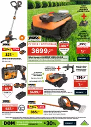 Gazetka promocyjna Leroy Merlin - Gazetka Leroy Merlin - Gazetka - ważna od 16.06 do 16.06.2026 - strona 9 - produkty: Noż, Nożyce, Kosz, Warka, Tarka, Kamera, Wkręt, Robot, Wkrętarka, Garaż, Kasza, Ogród, Kosiarka, Traktor, Myjka ciśnieniowa, Akumulator