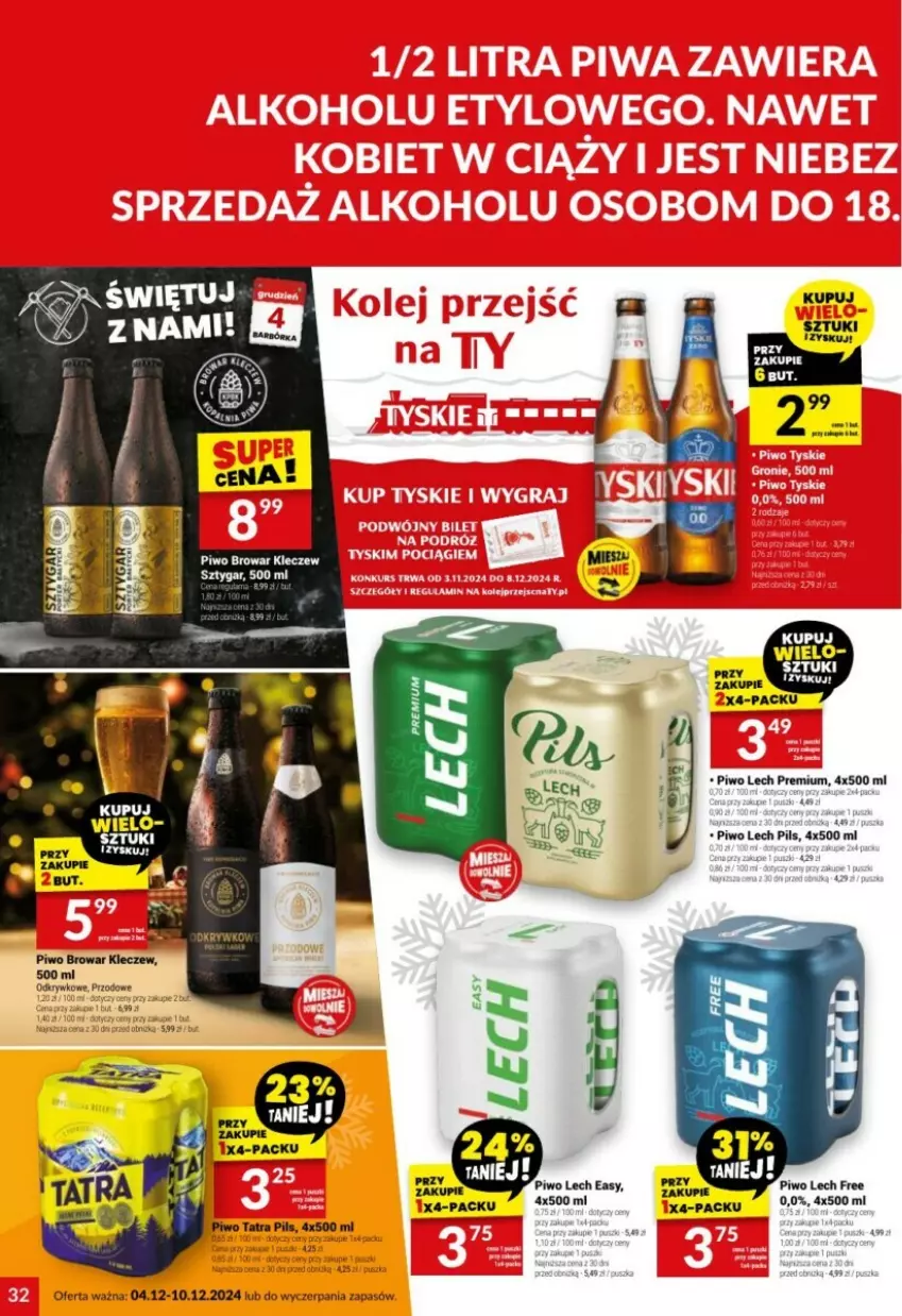 Gazetka promocyjna Twoj Market - ważna 04.12 do 10.12.2024 - strona 26 - produkty: Lech Premium, Piwo, Tatra