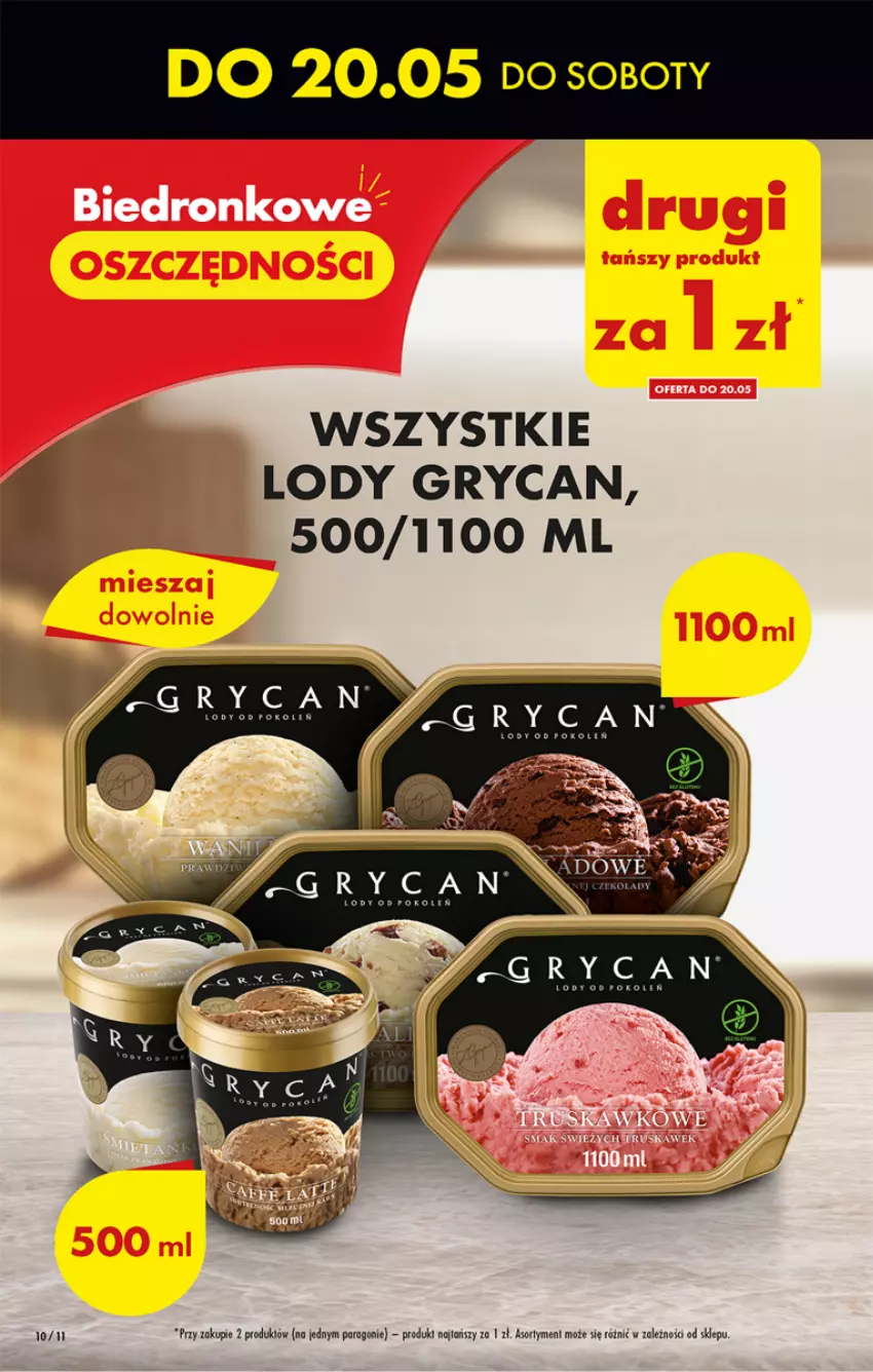 Gazetka promocyjna Biedronka - ważna 18.05 do 24.05.2023 - strona 10 - produkty: Gry, Lody