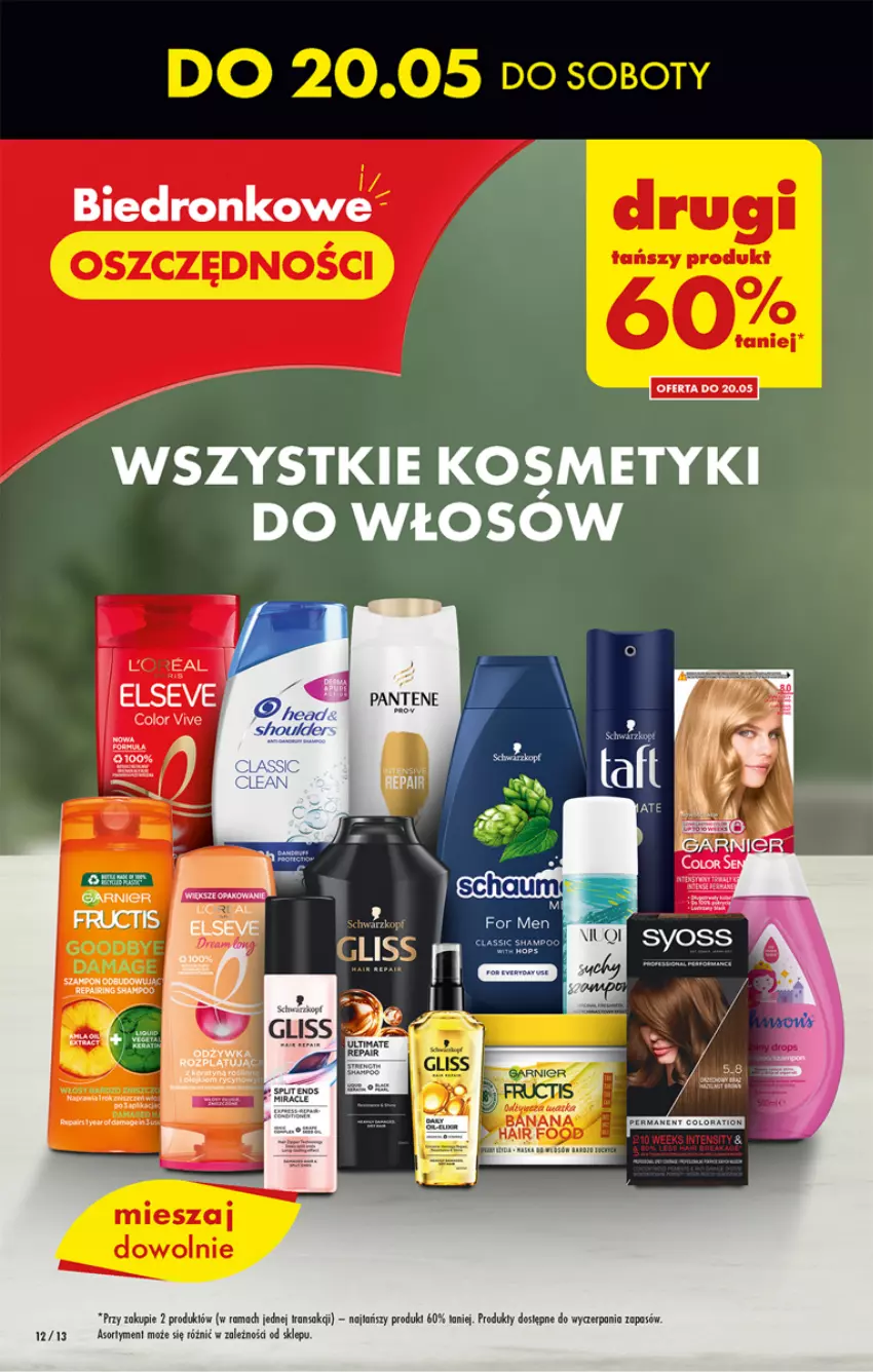 Gazetka promocyjna Biedronka - ważna 18.05 do 24.05.2023 - strona 12 - produkty: Garnier, LG, Pantene, Rama, Tran