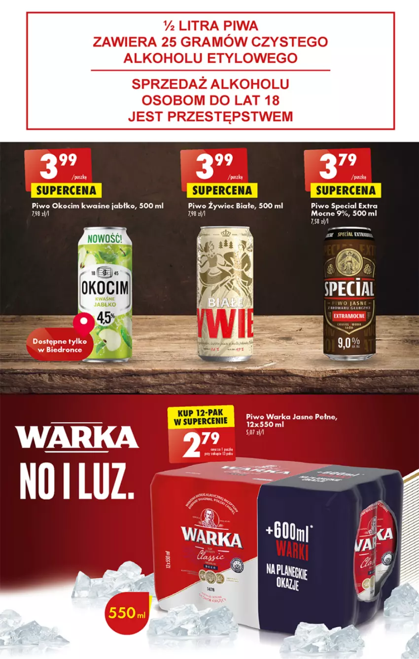 Gazetka promocyjna Biedronka - ważna 18.05 do 24.05.2023 - strona 47 - produkty: Fa, Gra, Koc, LANA, LG, Okocim, Piwa, Piwo, Warka