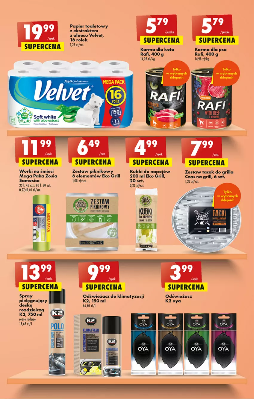 Gazetka promocyjna Biedronka - ważna 18.05 do 24.05.2023 - strona 55 - produkty: Grill, K2, LG, Papier, Papier toaletowy, Velvet