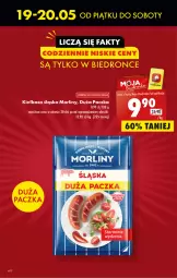 Gazetka promocyjna Biedronka - Gazetka - ważna od 24.05 do 24.05.2023 - strona 6 - produkty: , Morliny, Kiełbasa, Kiełbasa śląska