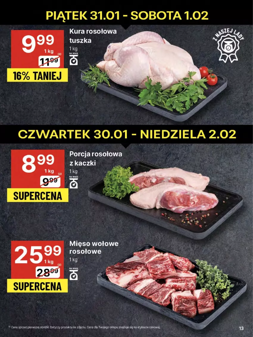 Gazetka promocyjna Delikatesy Centrum - NOWA GAZETKA Delikatesy Centrum od 30 stycznia! 30.01-5.02.2025 - ważna 30.01 do 05.02.2025 - strona 13 - produkty: Mięso, Mięso wołowe, Por