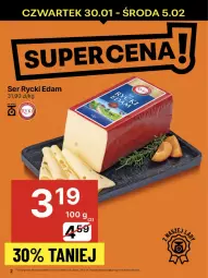 Gazetka promocyjna Delikatesy Centrum - NOWA GAZETKA Delikatesy Centrum od 30 stycznia! 30.01-5.02.2025 - Gazetka - ważna od 05.02 do 05.02.2025 - strona 2 - produkty: Rycki Edam, Ser, Edam