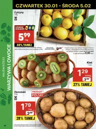 Gazetka promocyjna Delikatesy Centrum - NOWA GAZETKA Delikatesy Centrum od 30 stycznia! 30.01-5.02.2025 - Gazetka - ważna od 05.02 do 05.02.2025 - strona 20 - produkty: Warzywa, Rum, Warzywa i owoce, Kiwi, Ziemniaki, Owoce