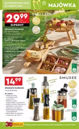 Gazetka promocyjna Biedronka - Okazje Tygodnia - Gazetka - ważna od 10.05 do 10.05.2025 - strona 10 - produkty: Piec, Ser, Stolik, Młynek, Pojemnik, Taca, Butelka na oliwę, Przyprawy, Pieprz, Dozownik