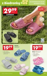 Gazetka promocyjna Biedronka - Okazje Tygodnia - Gazetka - ważna od 10.05 do 10.05.2025 - strona 15 - produkty: Klapki, Kapcie, Buty, Dzieci