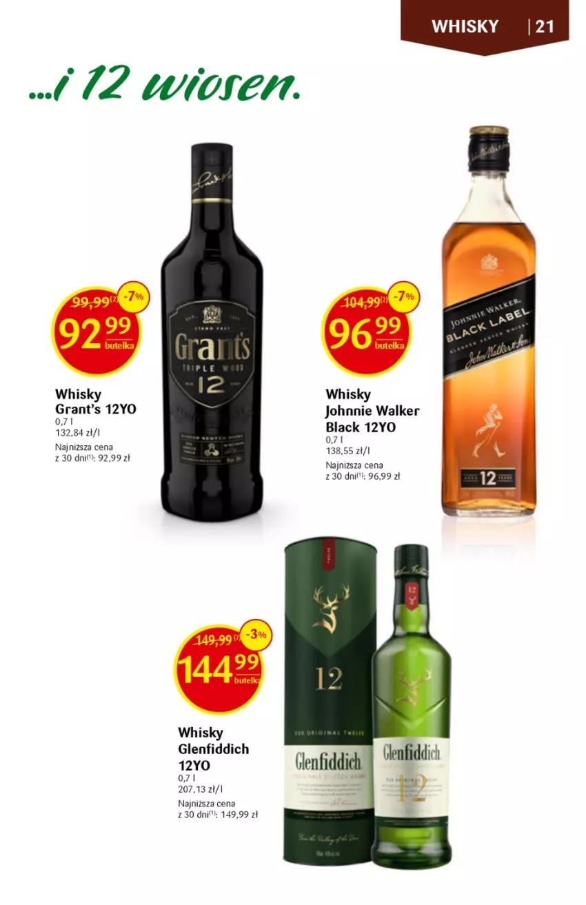 Gazetka promocyjna Delikatesy Centrum - DeliBarek DC10/DC11 - ważna 09.03 do 22.03.2023 - strona 21 - produkty: Gra, Grant's, Johnnie Walker, Lack, Whisky