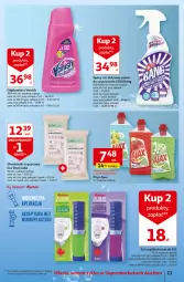 Gazetka promocyjna Auchan - Gazetka z MAŁĄ CENKĄ dźwigniesz więcej! Supermarket Auchan - Gazetka - ważna od 21.02 do 21.02.2024 - strona 11 - produkty: Ajax, Cillit Bang, Odplamiacz, Chusteczki, Vanish