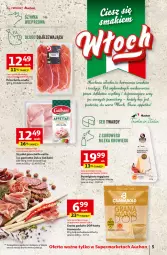 Gazetka promocyjna Auchan - Gazetka z MAŁĄ CENKĄ dźwigniesz więcej! Supermarket Auchan - Gazetka - ważna od 21.02 do 21.02.2024 - strona 5 - produkty: Makaron, Ser, Gra, Prosciutto, Szynka, Galbani, Pomidory