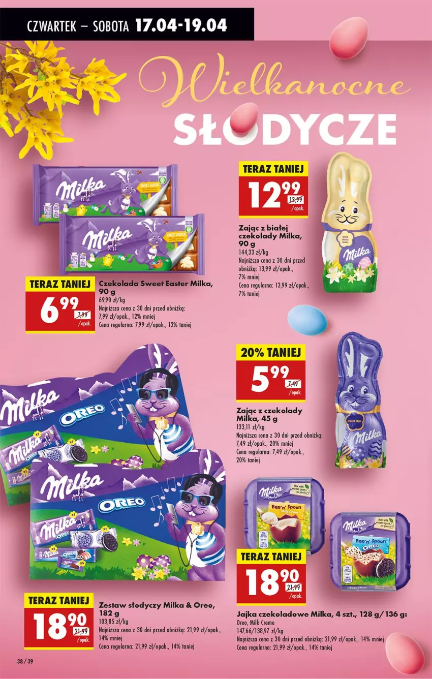 Gazetka promocyjna Biedronka - Od Czwartku - ważna 17.04 do 23.04.2025 - strona 48 - produkty: Czekolada, Milka, Oreo